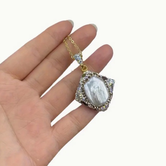 Bohemian Jewelry Set - Baroque Pearl, - Picture 5 of 6